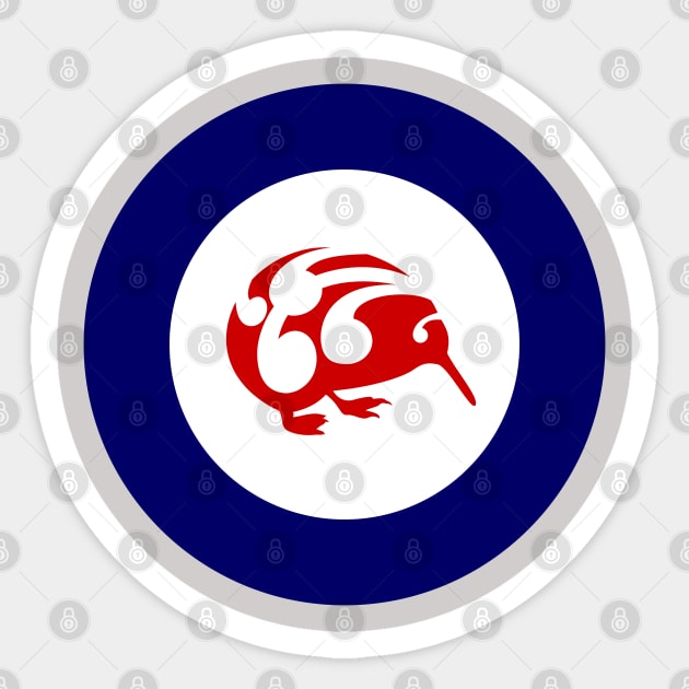 Kiwi Air Force Roundel Sticker by mailboxdisco